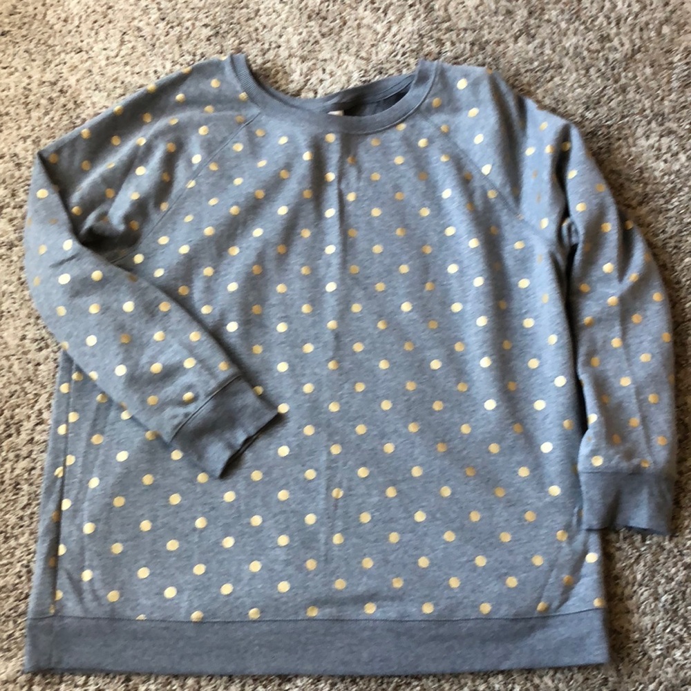 Polka dot sweatshirt